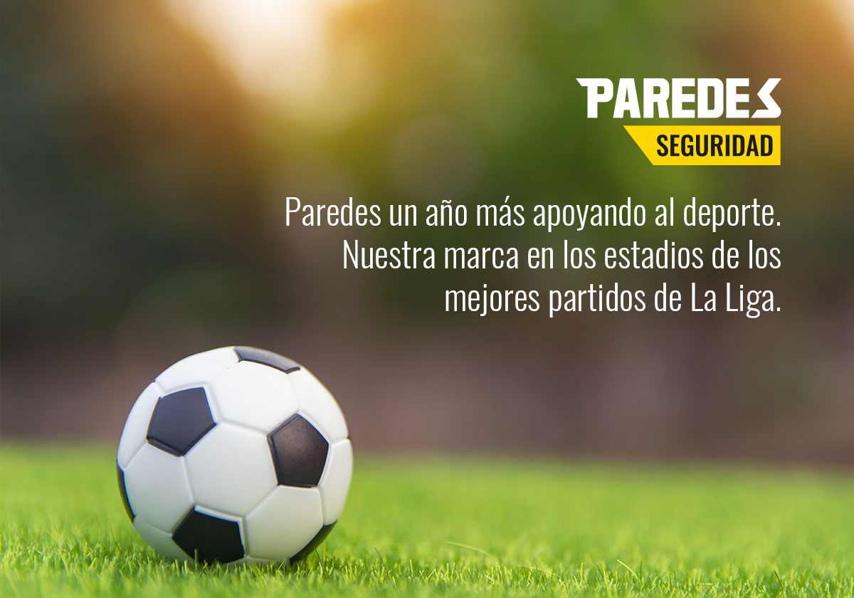 Patrocinio Paredes Seguridad Liga de Fútbol Profesional Calendario Liga Santander 2019 - 2020