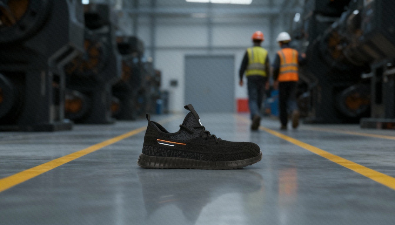 EN ISO 20345:2022: zapatilla de seguridad FLY con diseño deportivo y puntera de acero