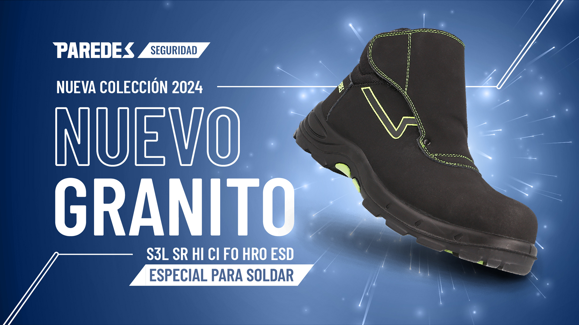 Botas de Seguridad Granito - Protección para Soldadores